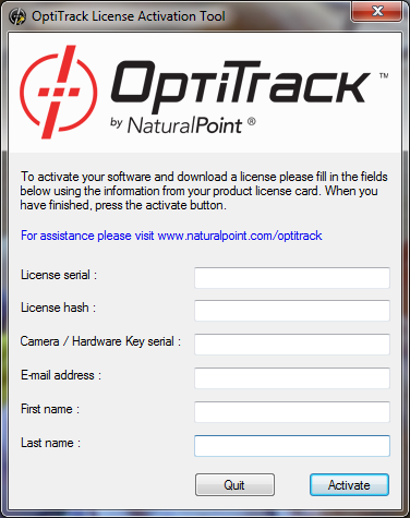 ACTIVATION AND LICENSING Before the Tracking Tools software can be used, you must first activate your software license.
