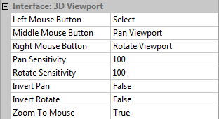 Interface: 2D Viewport: Left Mouse Button: Selects the function of the left mouse button in the 2D viewport window. Valid options are: Draw mask (default), Pan Viewport.