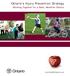 Ontario s Injury Prevention Strategy