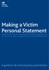 Making a Victim Personal Statement