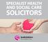 SPECIALIST HEALTH AND SOCIAL CARE SOLICITORS. QualitySolicitors Burroughs Day