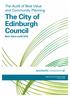 The Audit of Best Value and Community Planning The City of Edinburgh Council. Best Value audit 2016