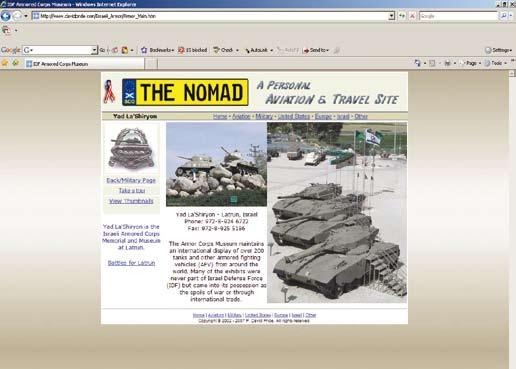 דבורי בורגר מי אמר שטיס ושריון לא הולכים ביחד? - אתר NOMAD http://www.davidpride.com/israeli_armor/armor_main.